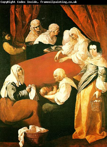 Francisco de Zurbaran birth of the virgin